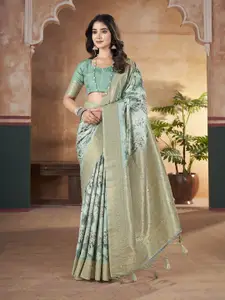 Mitera Floral Banarasi Saree