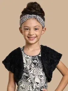 LIL DRAMA Girls Open Front Crop Shrug