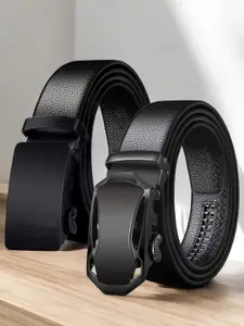 Metronaut Men Textured 2 PU Belt