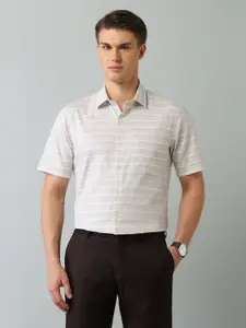 Arrow Men Classic Horizontal Stripes Opaque Striped Casual Shirt