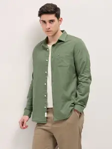 THE BEAR HOUSE Men Slim Fit Opaque Casual Shirt