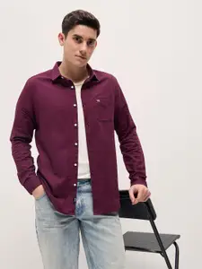 THE BEAR HOUSE Men Slim Fit Opaque Casual Shirt