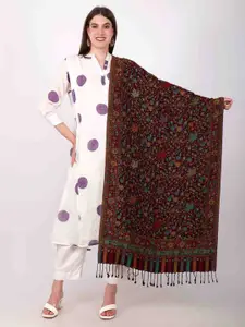 DressBerry Women Self Design Wool Acrylic Scarf