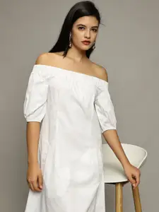 The Roadster Lifestyle Co Women A-Line Midi Dress