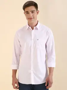 Allen Solly Men Slim Fit Spread Collar Geometric Printed Cotton Formal Shirt