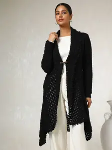 Soch Self Design Longline Acrylic Open Front Shrug