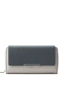 Lino Perros Women Colourblocked Three Fold Wallet