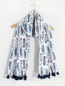 HANDICRAFT PALACE Women Printed Cotton Scarf