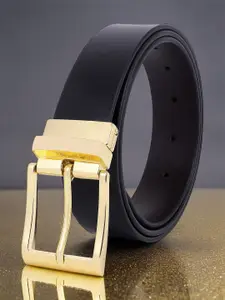 Metronaut Men Textured Leather Belt