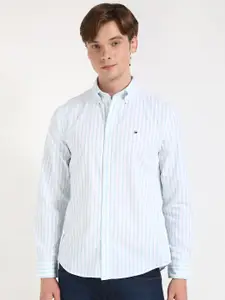 Tommy Hilfiger Men Opaque Striped Casual Shirt