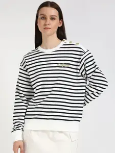 Tommy Hilfiger Women Striped Sweatshirt