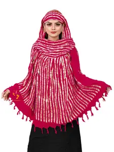 Vicharan Women Striped Cotton Driving Scarf