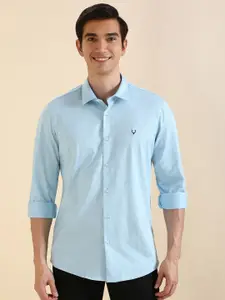 Allen Solly Men Slim Fit Spread Collar Geometric Printed Cotton Casual Shirt