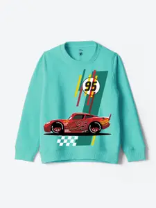 YK Disney Boys Cars Character Printed Sweatshirt