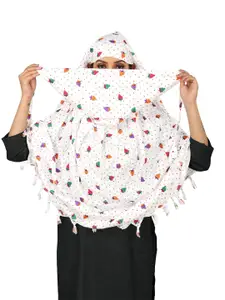 Vicharan Women Cotton Sun Light Protection Printed Scarf