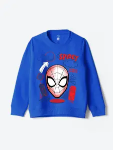 YK Marvel Boys Animation Printed Sweatshirt
