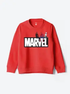 YK Marvel Boys Animation Printed Sweatshirt