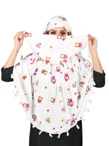 Vicharan Women Cotton Sun Light Protection Printed Scarf