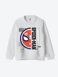 YK Marvel Boys Spiderman Printed Sweatshirt