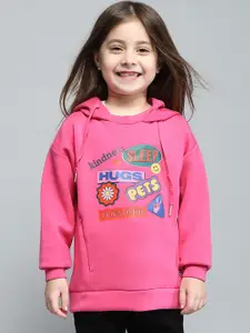 Monte Carlo Girls Printed Hooded Sweatshirt