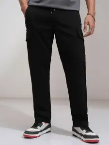 HIGHLANDER Men Cut Sew Relaxed Fit Cargo Trouser