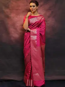 KALINI Woven Design Zari Banarasi Saree