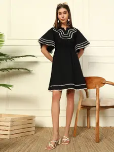 DEEBACO Women Cotton Fit & Flare Dress