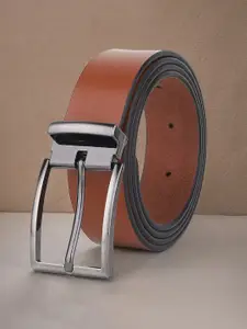 Provogue Men Textured Leather Formal Belt