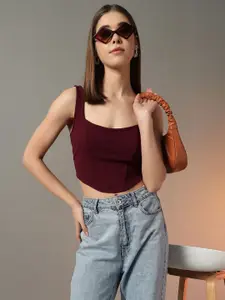 BAESD Women Shoulder Straps Crop Top