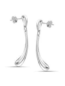 LeCalla 925 Sterling Silver-Plated Contemporary Drop Earrings