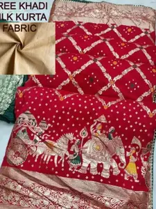 KALINI Ethnic Motifs Zari Saree