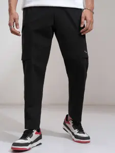 HIGHLANDER Men Knitted Cut Sew Baggy Tape Fit Cargo Trouser