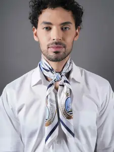Tossido Men Printed Anchor Neckerchief