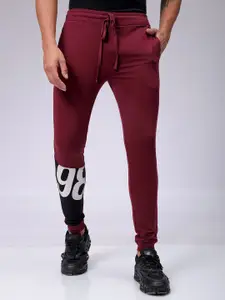 The Indian Garage Co Men Typography Mid Rise Joggers