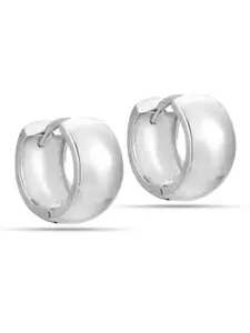 LeCalla 925 Sterling Silver-Plated Circular Hoop Earrings