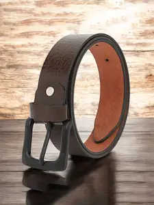 Provogue Men Textured Leather Belt
