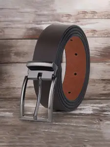 Provogue Men Textured Leather Formal Belt