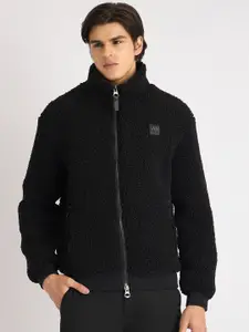 Antony Morato Men High Neck Full Sleeves Sweatshirt