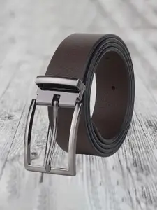 Provogue Men Textured Leather Formal Belt