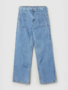 max Girls Cotton Regular Fit Jeans