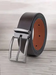 Provogue Men Textured Leather Formal Belt