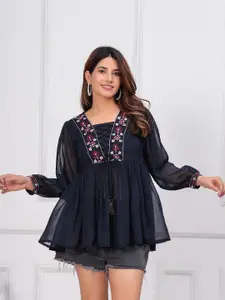 KALINI Women Embroidered Top