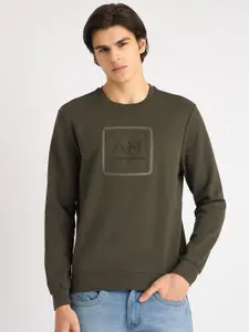 Antony Morato Men Printed Round Neck Sweatshirt