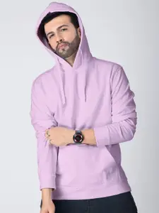 Crazymonk Men Printed Hooded Sweatshirt