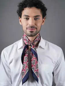 Tossido Men Satin Printed Scarf