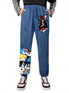 BAESD Boys Naruto Itachi Anime Printed Cotton Joggers