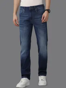 Voi Jeans Men Relaxed Fit Mid-Rise Light Fade Stretchable Jeans