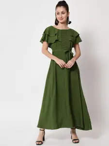 ANGOORI FASHION Women Flared Sleeve Maxi Dress