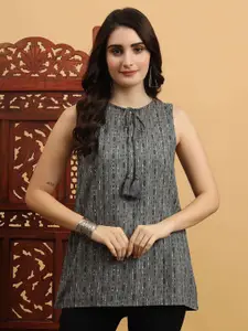 Anouk Rustic Printed Short Kurti