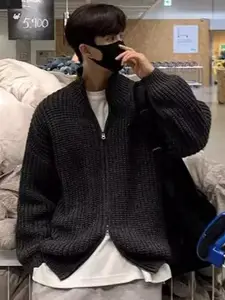 StyleCast x Revolte Men Cable Knit Pullover